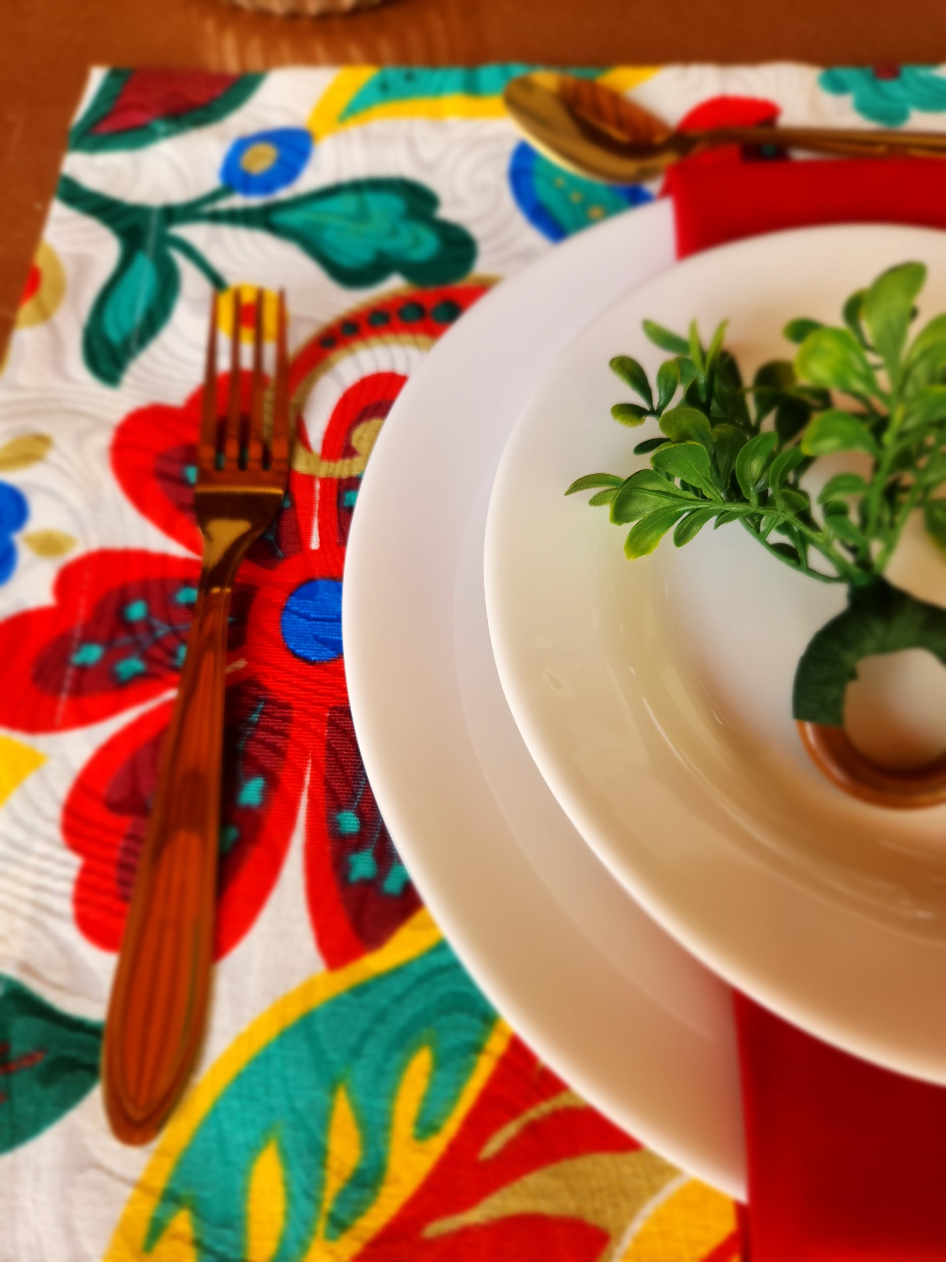 Jogo Americano Floral 4 peças