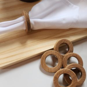 Porta Guardanapo 6 Peças Ocre