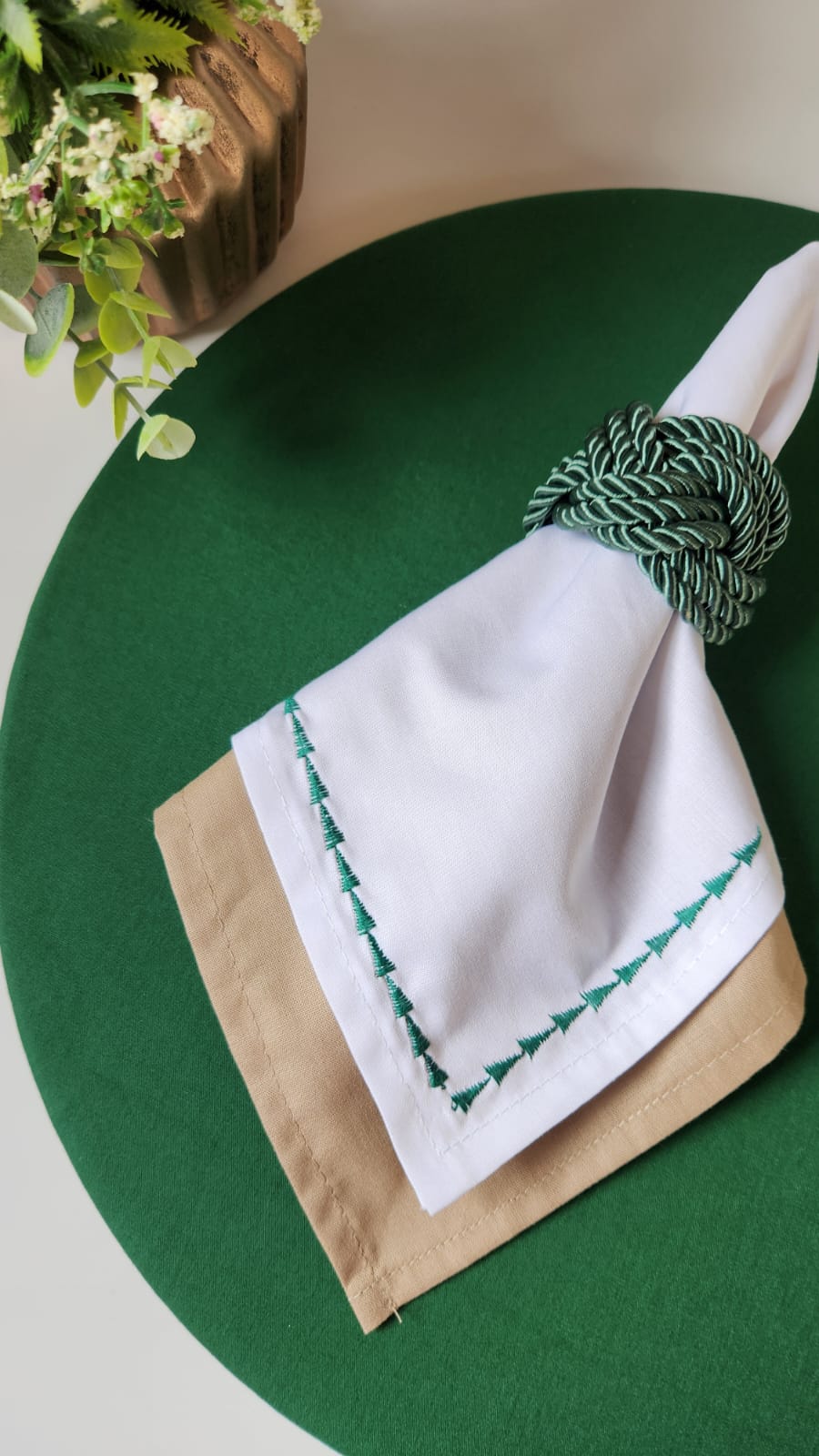 Guardanapo Branco12 peças